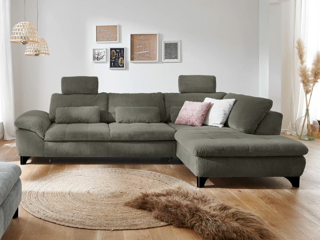 Ecksofa Majid | Braun