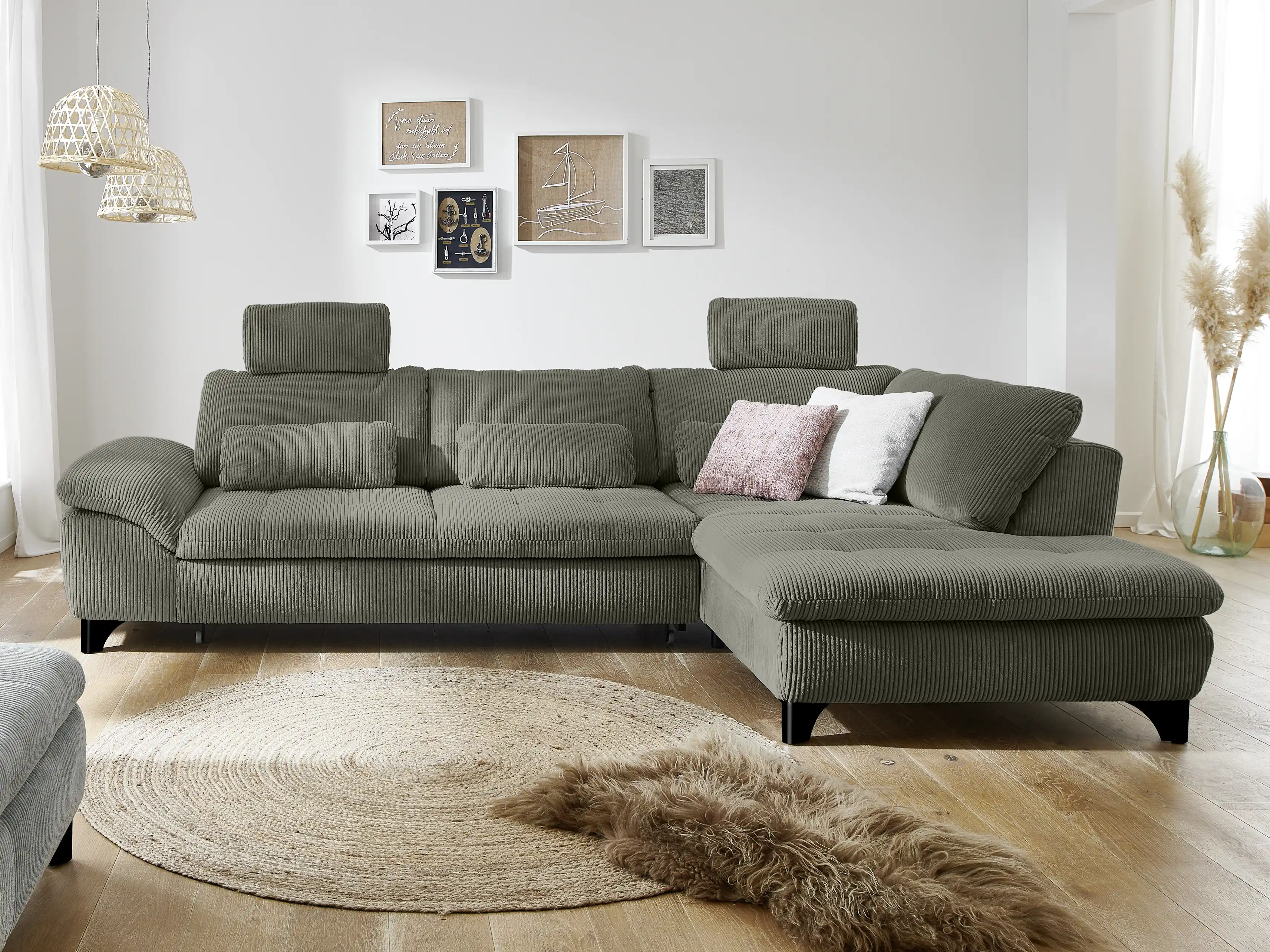 Ecksofa Majid | Braun