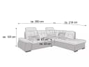 Ecksofa Bussoleno IV | Grau 4