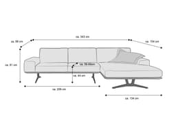 Koinor Ecksofa Hiero (FM) | Rot