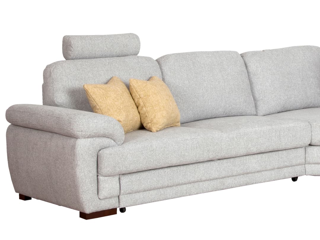 Ecksofa Mallare II | Grau