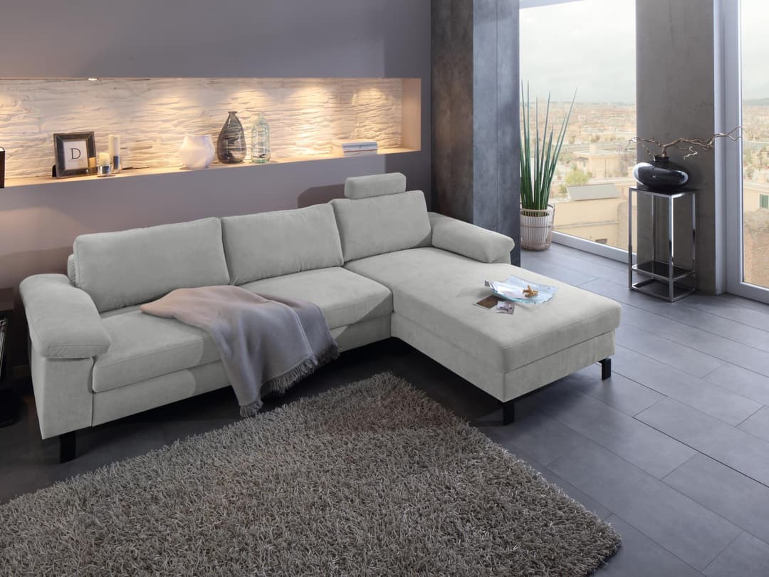 Ecksofa Cabianca V | Grau