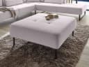 Polsterhocker Corina II | Grau