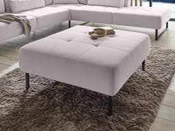 Polsterhocker Corina II | Grau