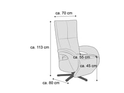 Relaxsessel Pace | Grau