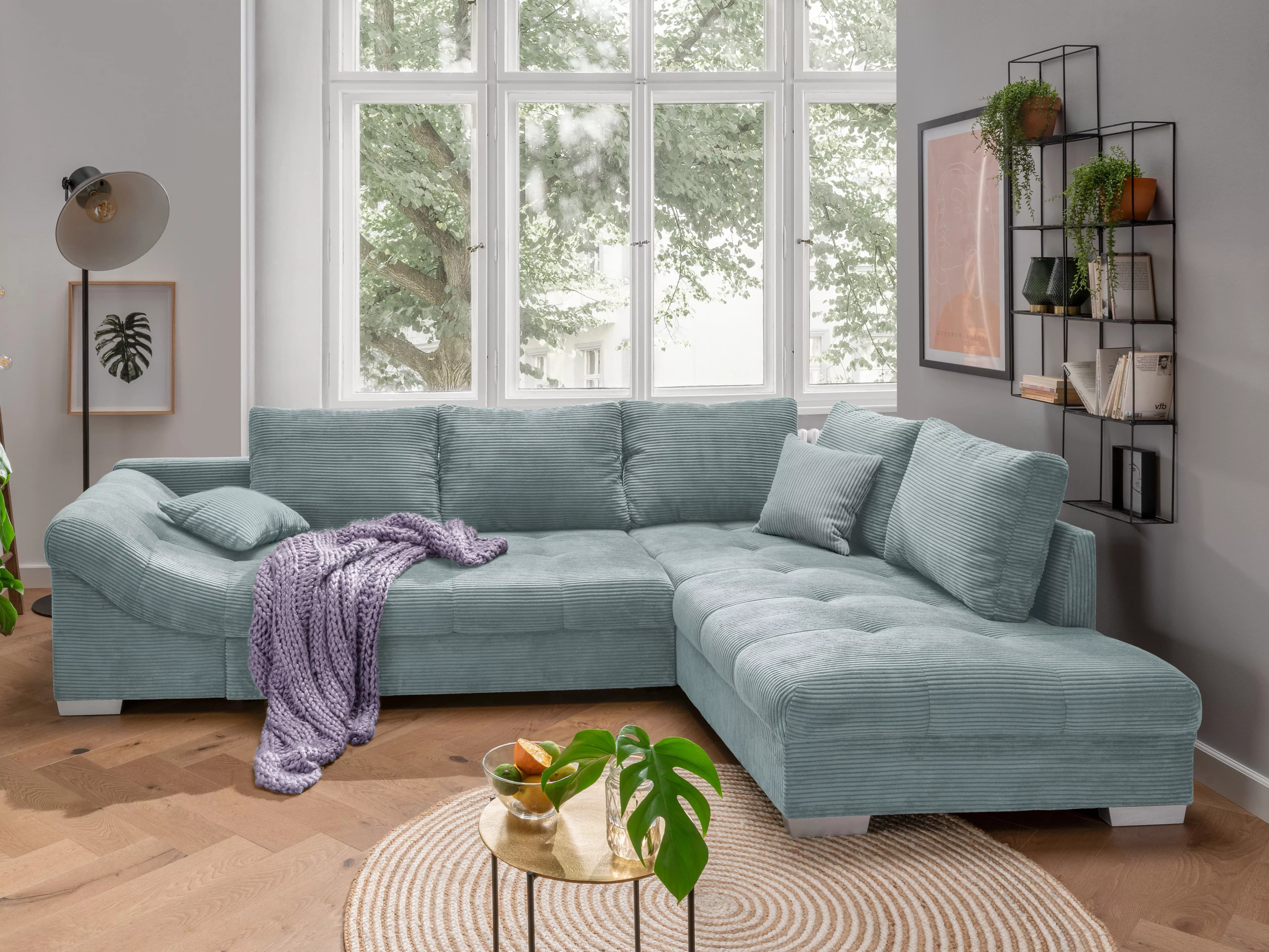Ecksofa Beneke II | Blau