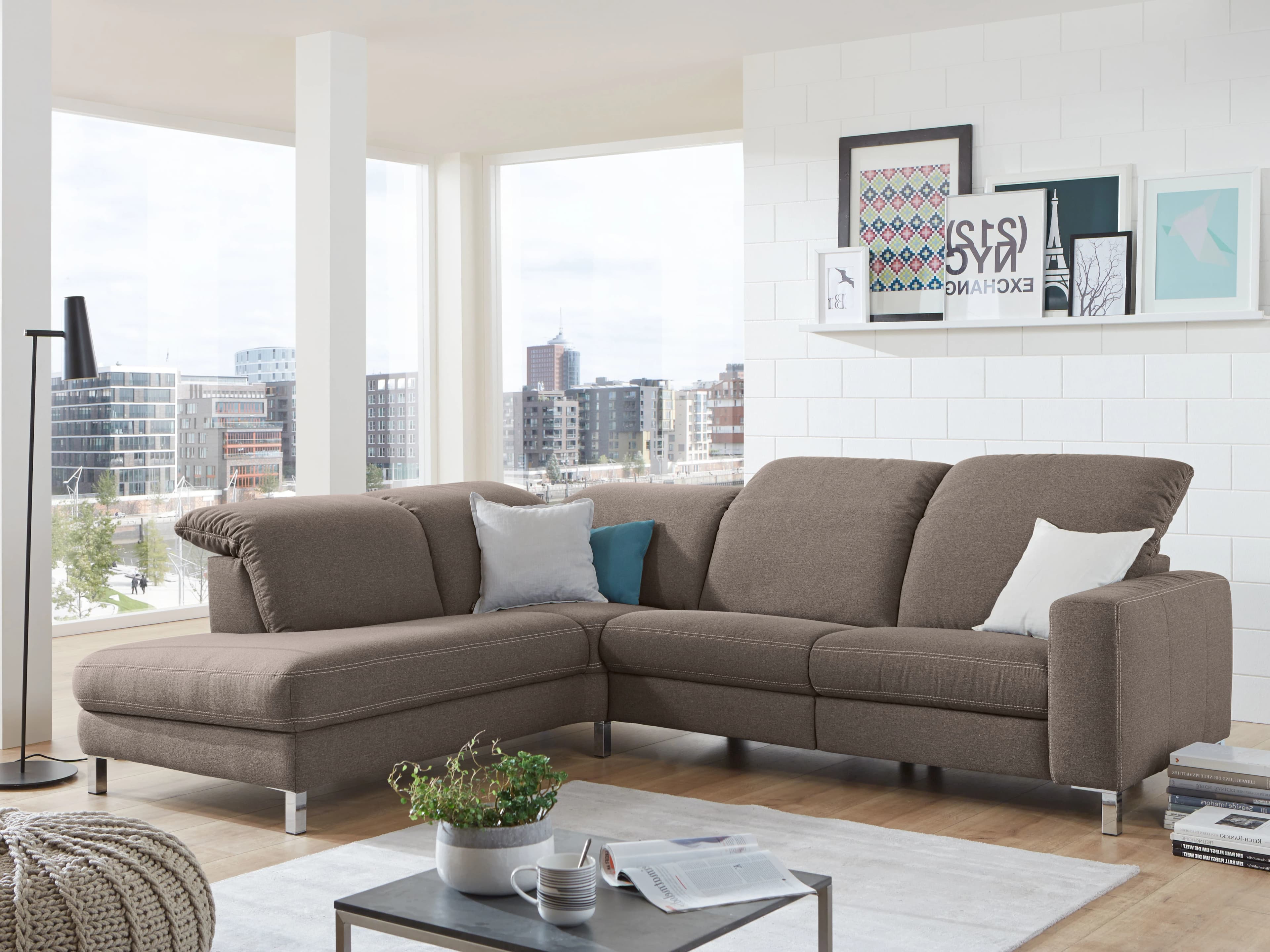 Ecksofa Cabello | Braun