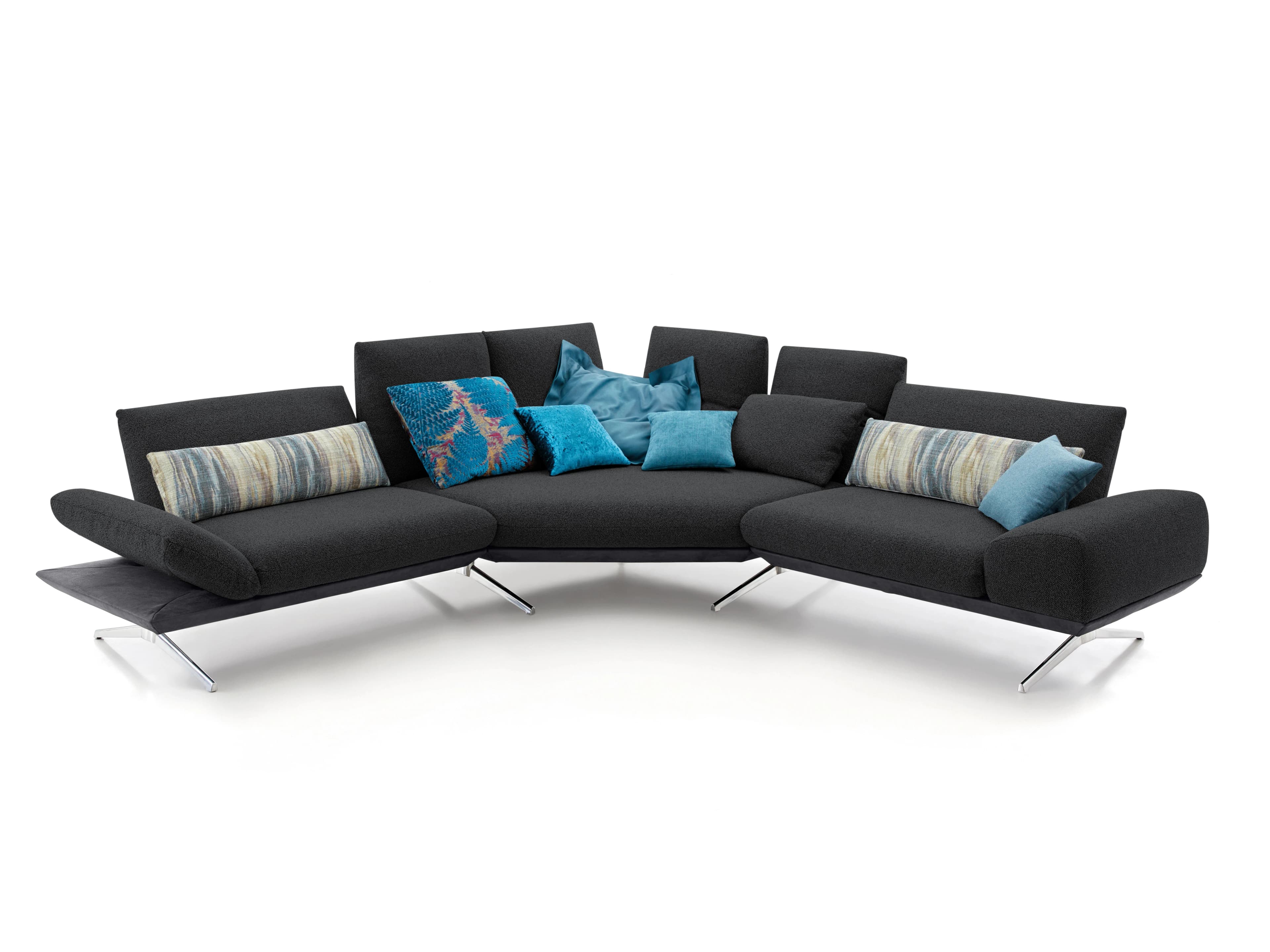 Ecksofa Elements VII | Grau