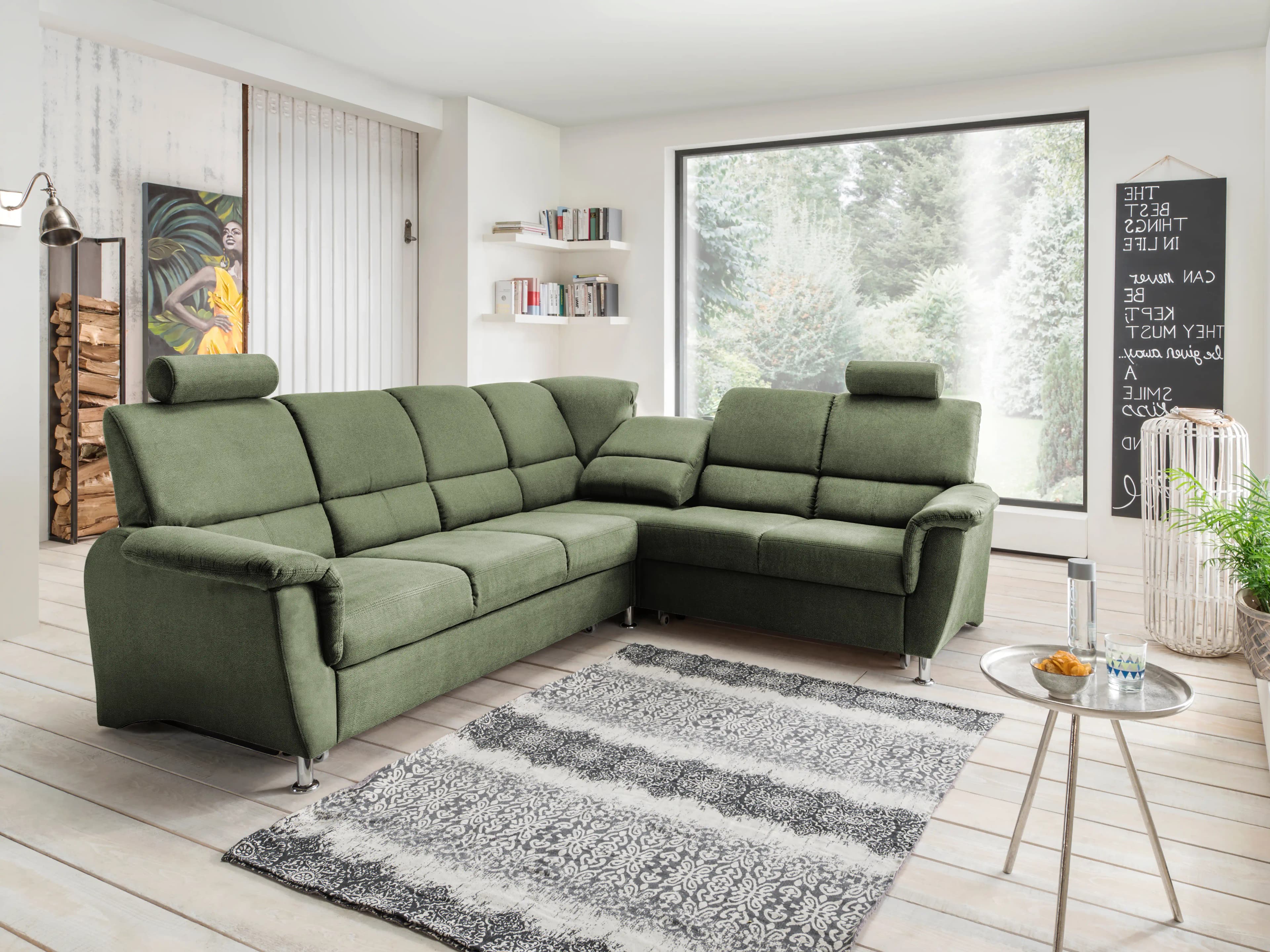 Ecksofa Bulma III | Grün