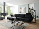 Ecksofa Haeta III | Schwarz