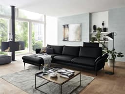 Ecksofa Haeta III | Schwarz