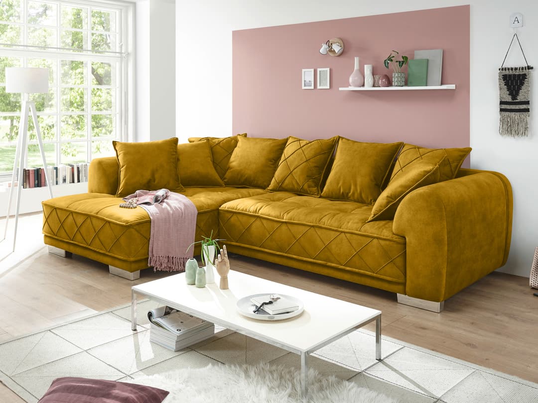 Ecksofa Basil | Gelb