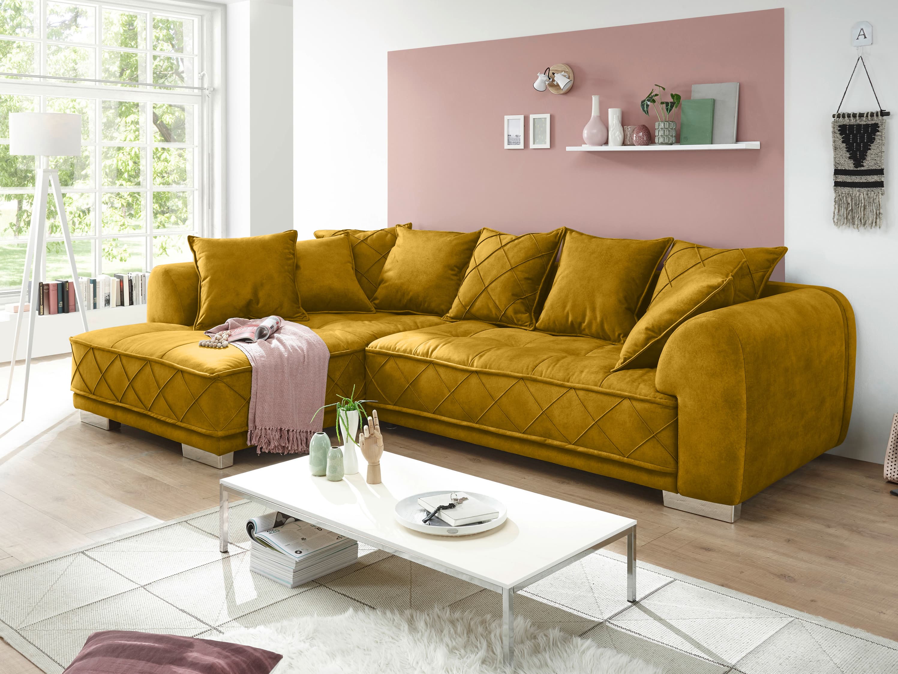 Ecksofa Basil | Gelb