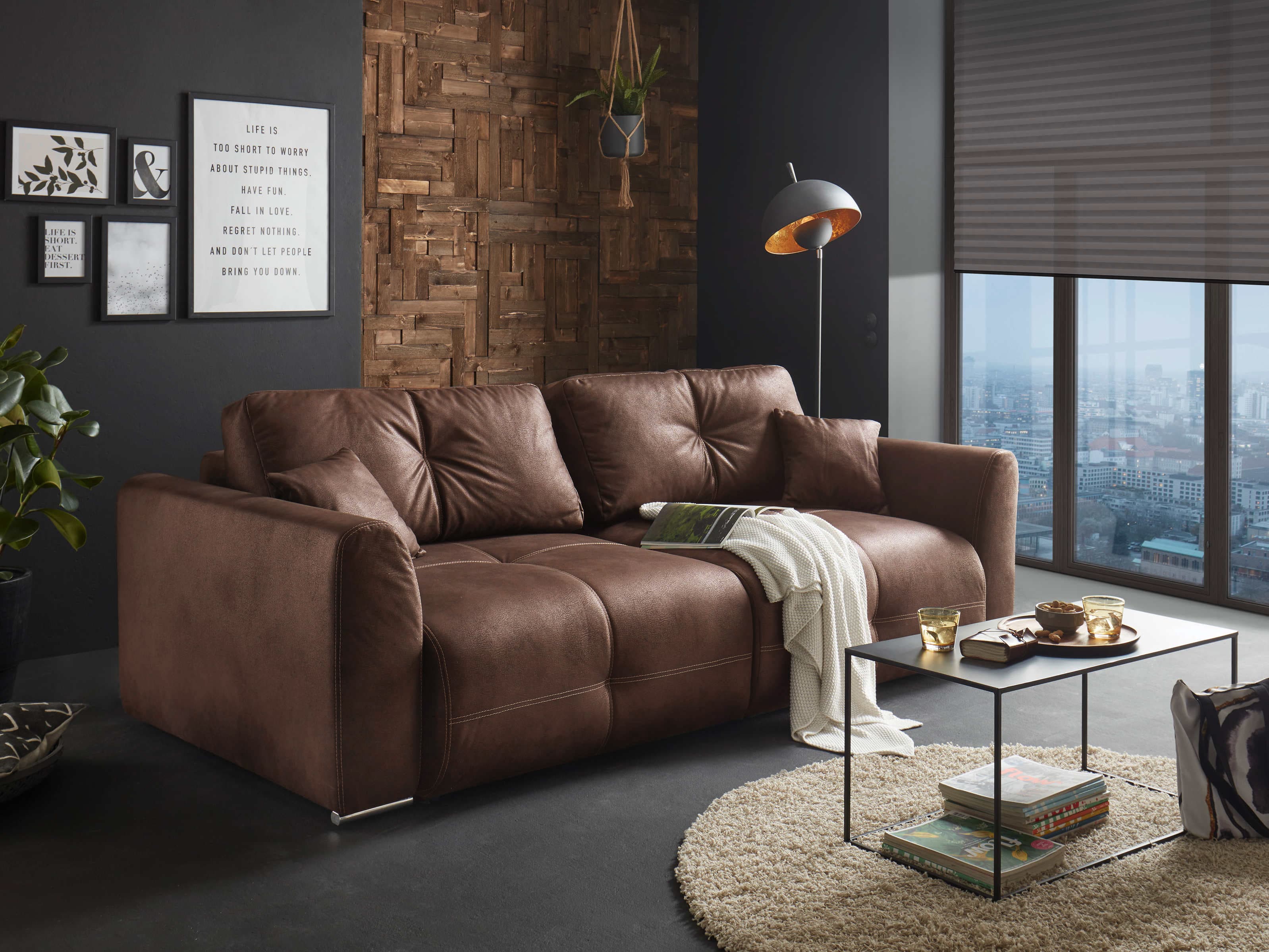 Schlafsofa Bono | Braun