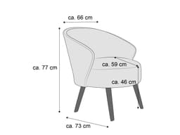 Sessel Zingo | Blau