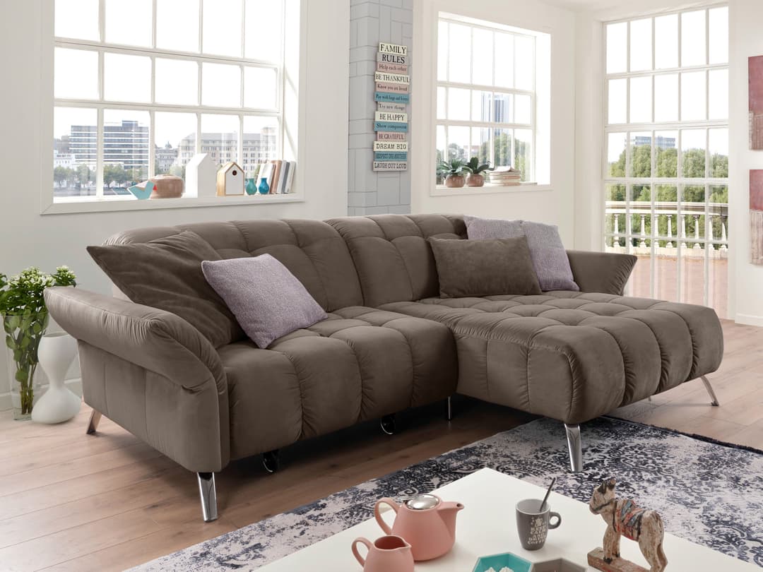 Ecksofa Pippa | Braun