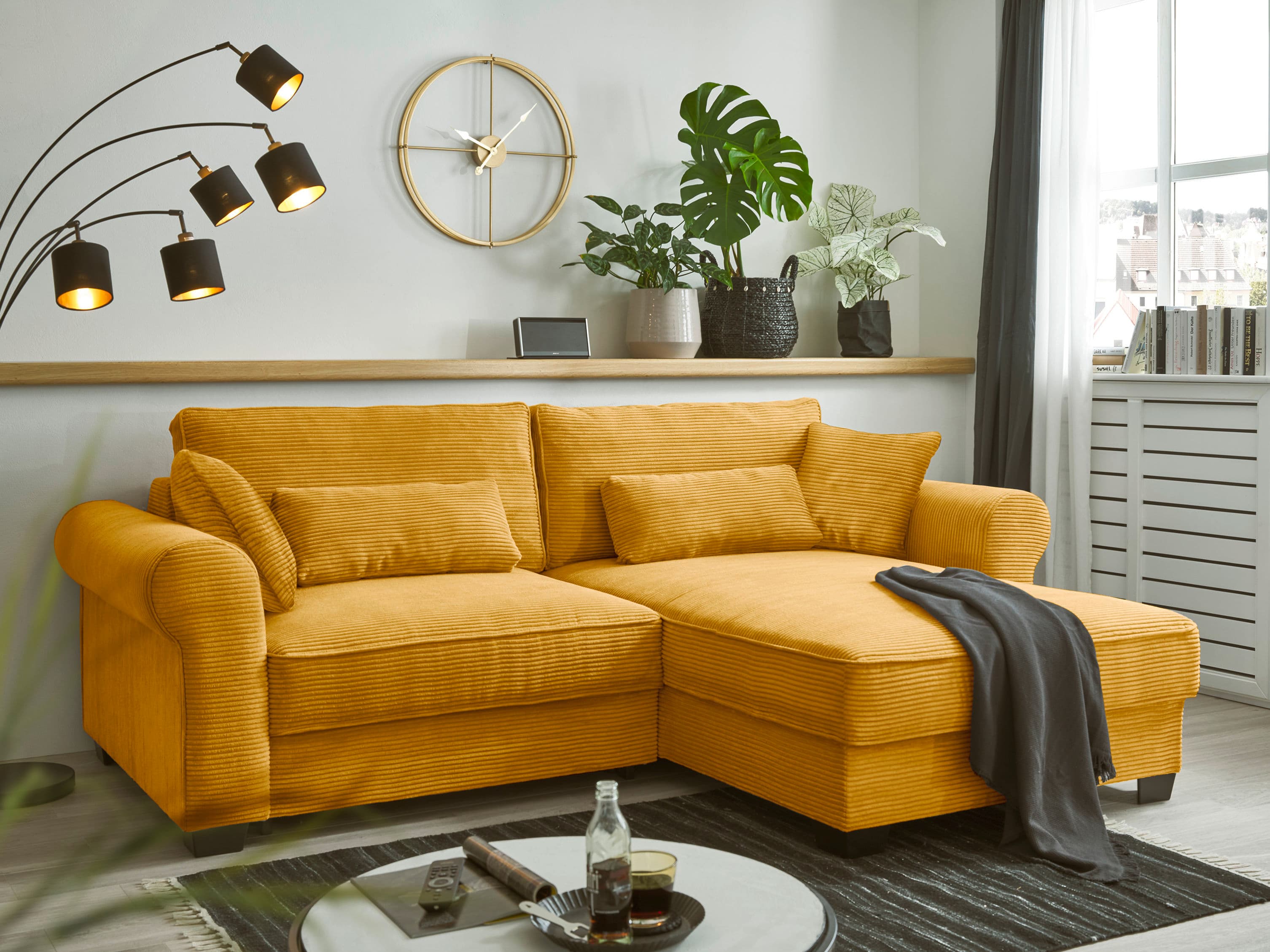 Ecksofa Berny | Gelb