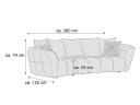 Bigsofa Gijon | Gelb 3