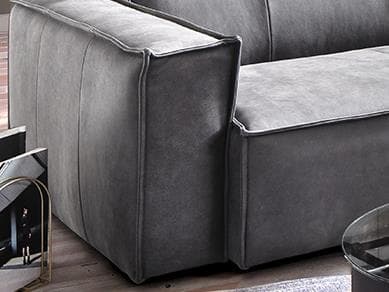 Ecksofa Croviana | Grau