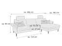Ecksofa Carpin II | Grün 4