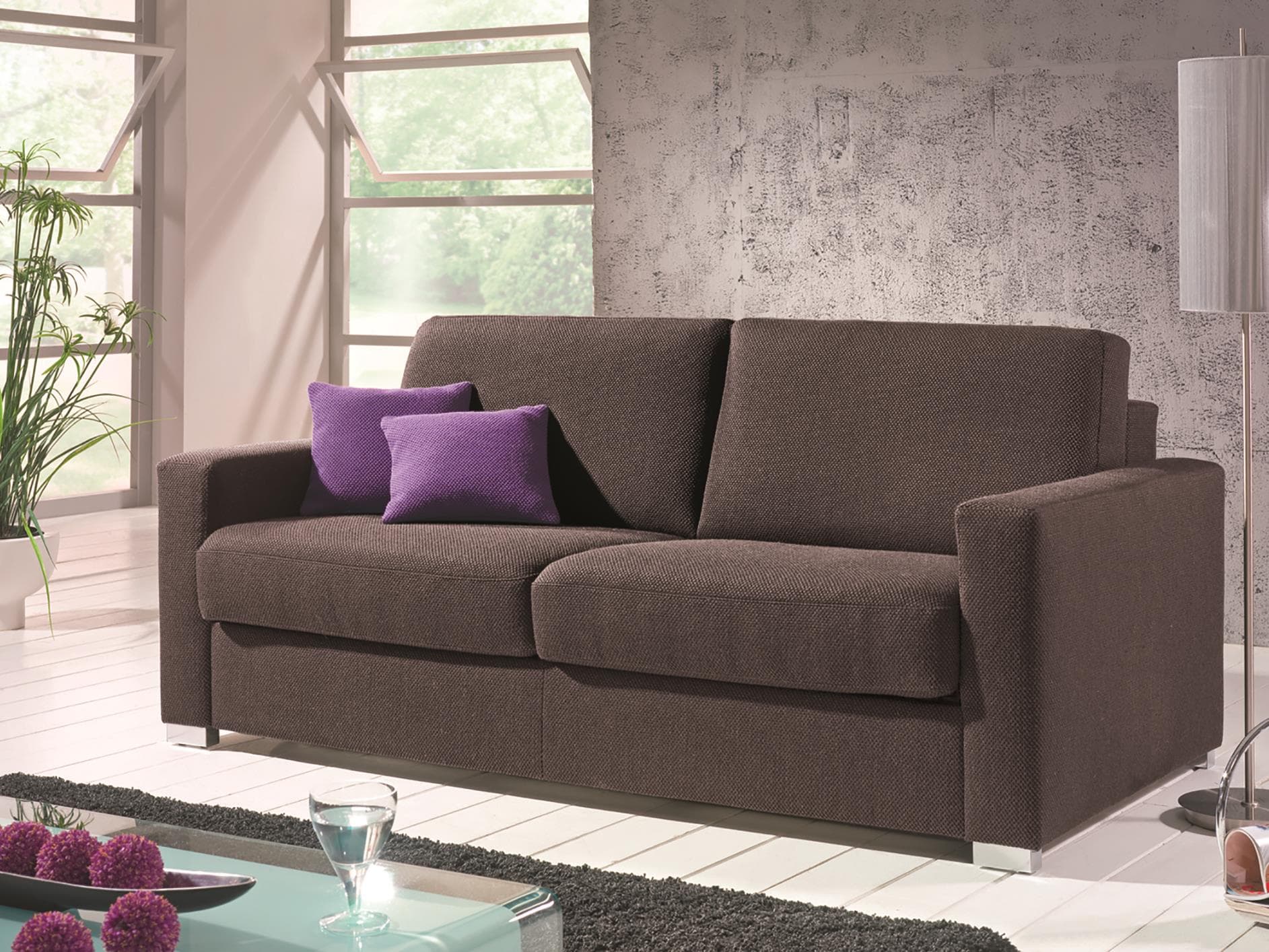 Schlafsofa Rodeano | Grau