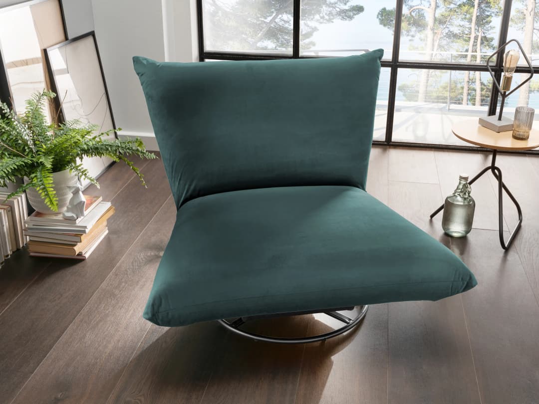 Polstersessel Baron V | Blau