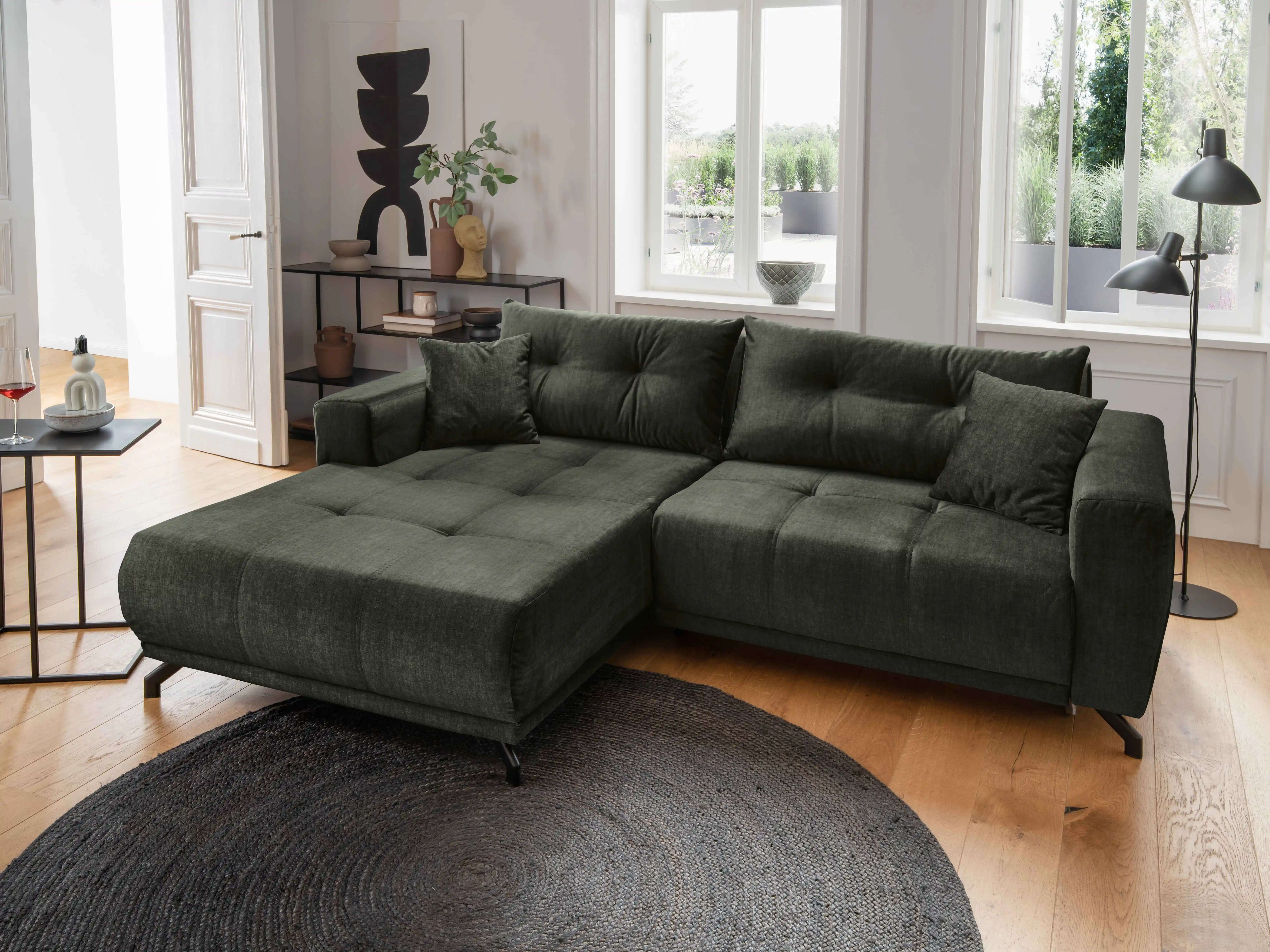 Ecksofa Birden II | Grün