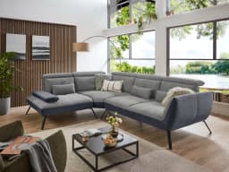 Ecksofa Poppi II | Grau