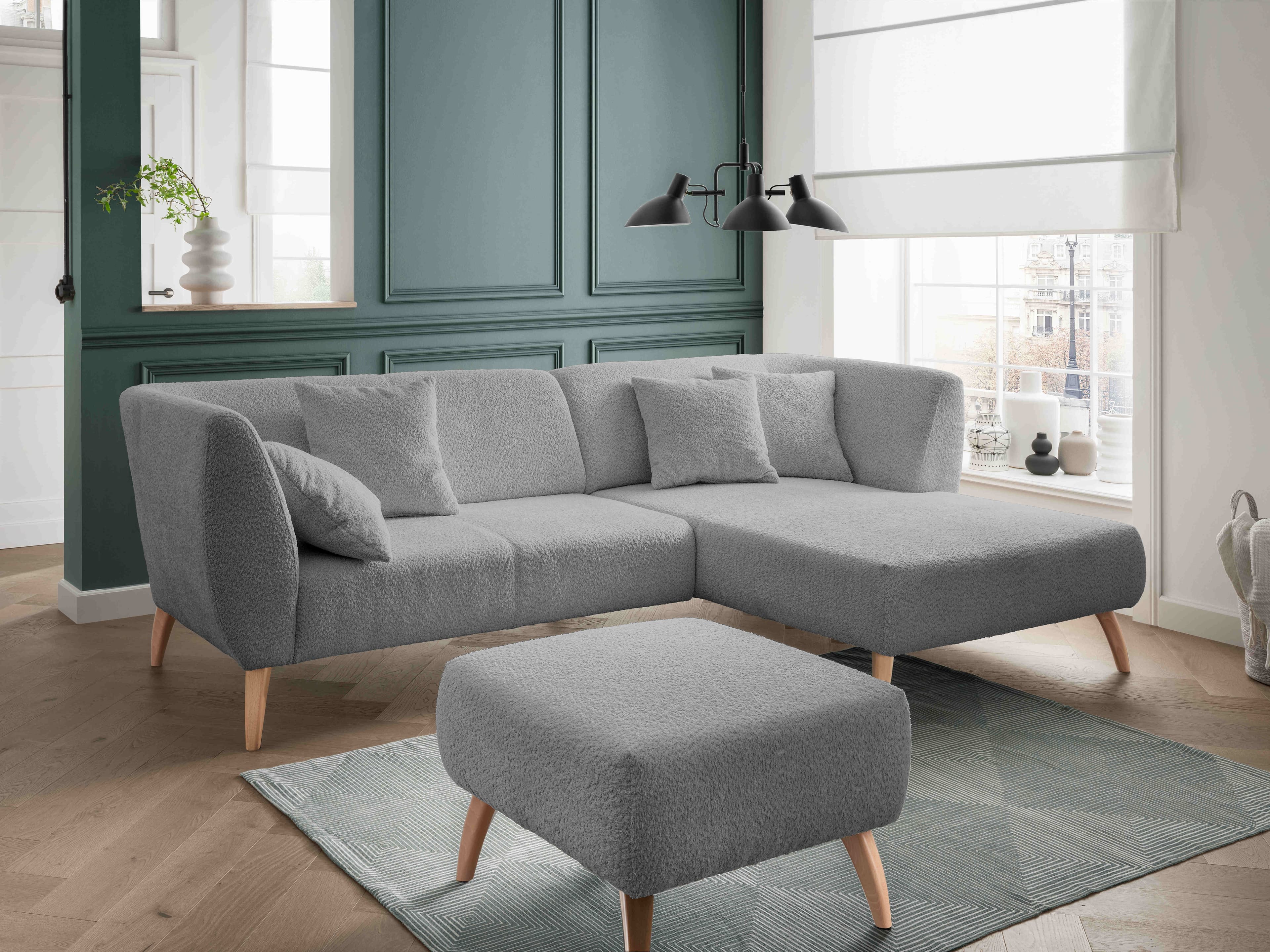 Ecksofa Birga | Grau