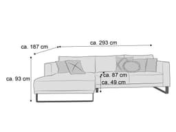 Ecksofa Irina II | Grün