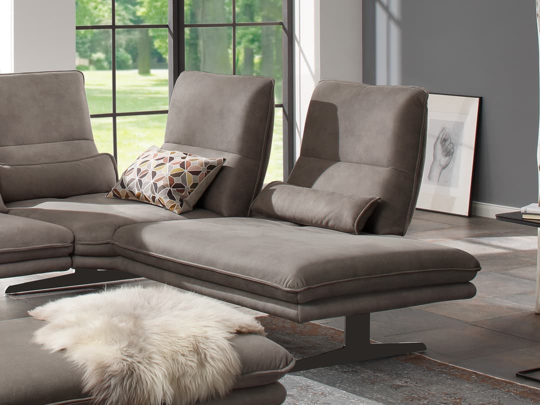 W.Schillig Ecksofa 16777 broadway IV | Braun