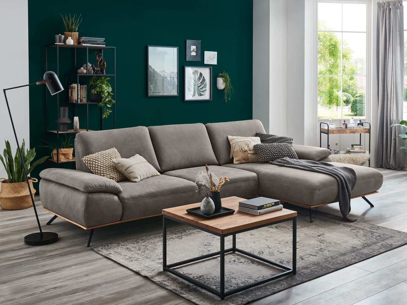 Ecksofa Para II | Grau