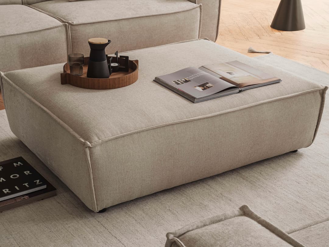 Polsterhocker Croviana VIII | Blau