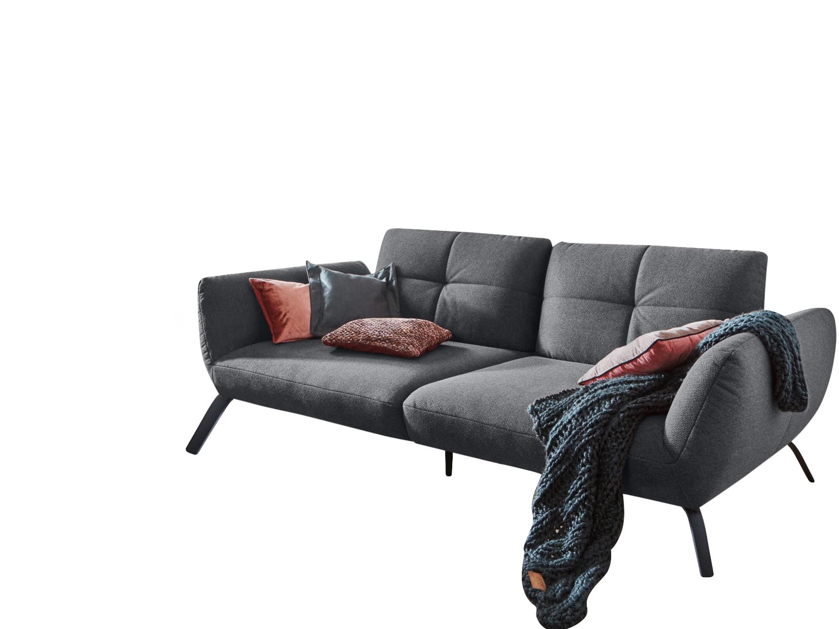 Einzelsofa Paola III | Grau