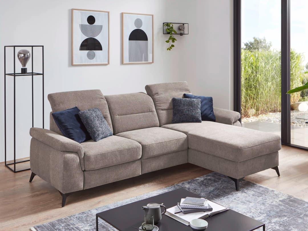 Ecksofa Samber | Blau