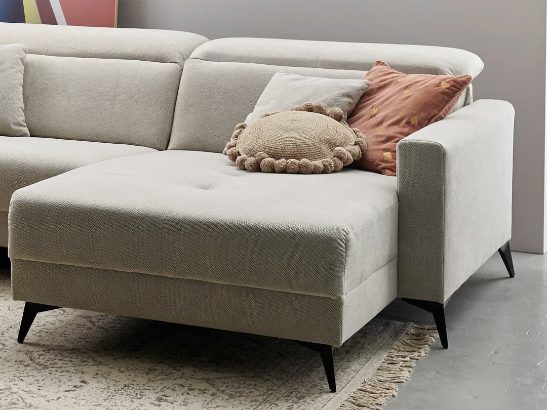 Ecksofa Iruma | Grau