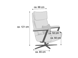 Relaxsessel Perola II | Braun