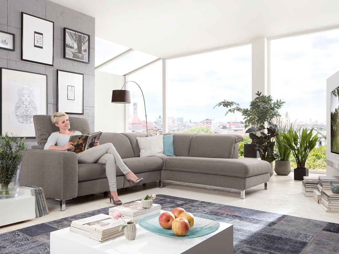 Ecksofa Cabello II | Braun