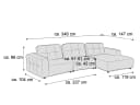 Ecksofa Cally | Gelb 3