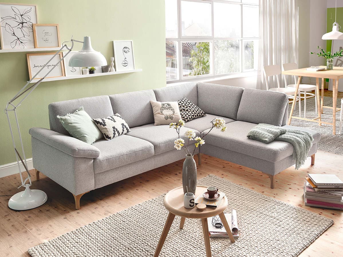 Ecksofa Cavriana | Grau