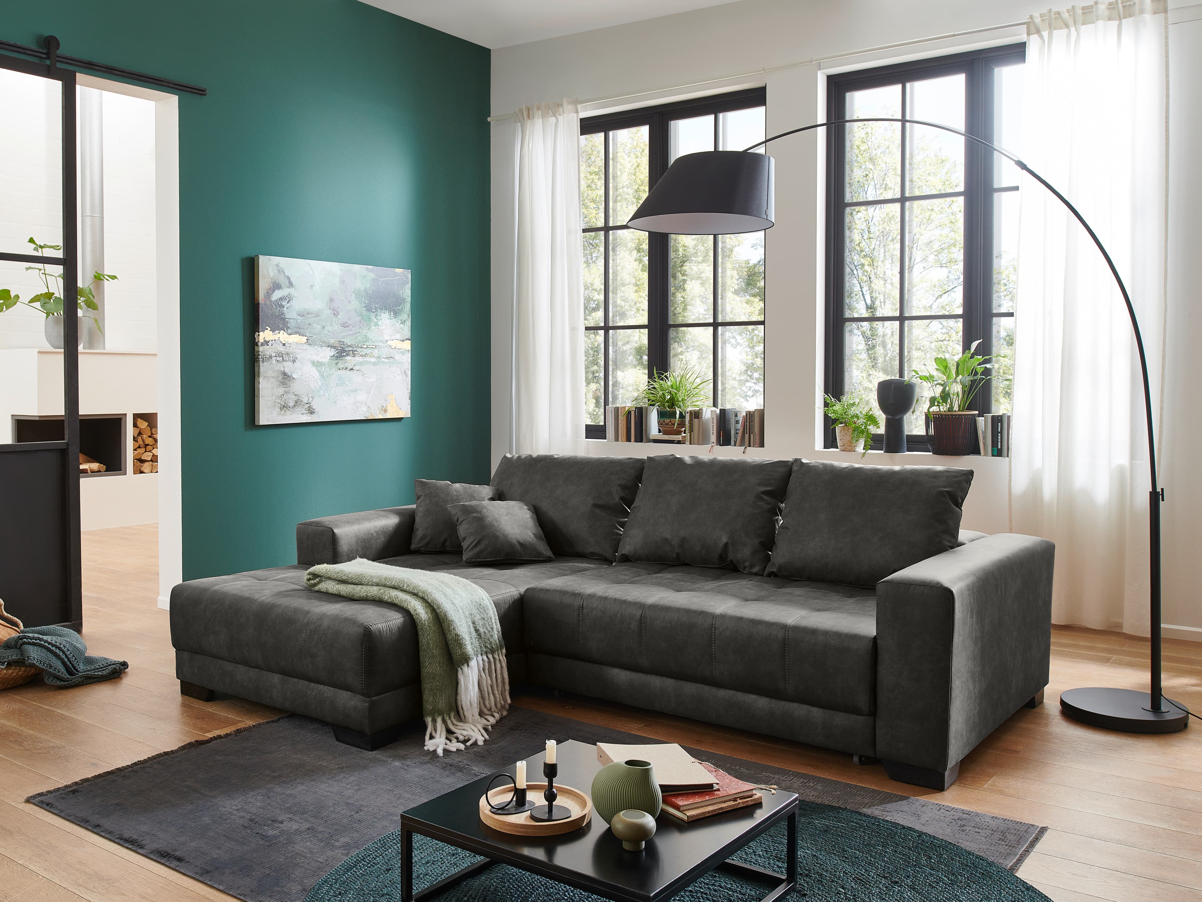 Ecksofa Irma IV | Grau