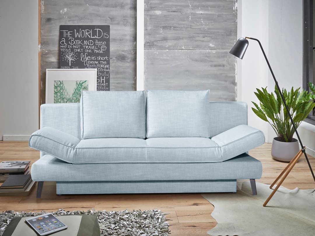 Schlafsofa River | Blau