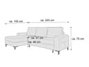 Ecksofa Salona | Braun 4