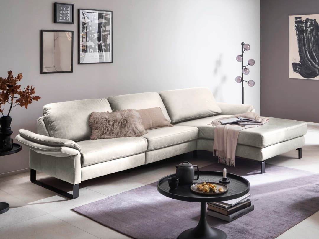 Ecksofa Cherry II | Grau