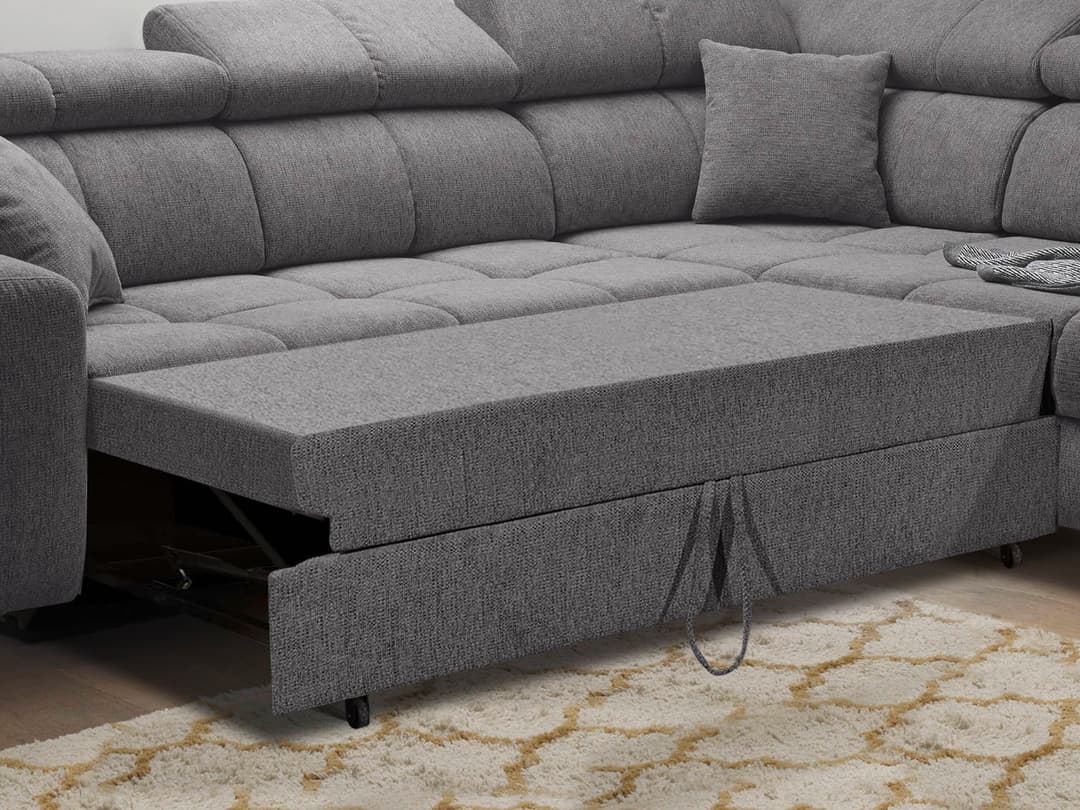 Ecksofa Ballack III | Grau