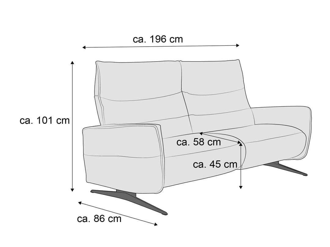 Einzelsofa Keen II | Grün