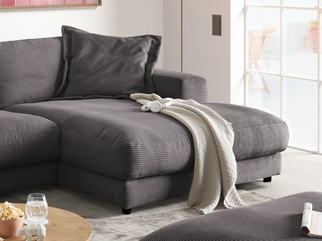 Ecksofa Caldiero VIII | Grau