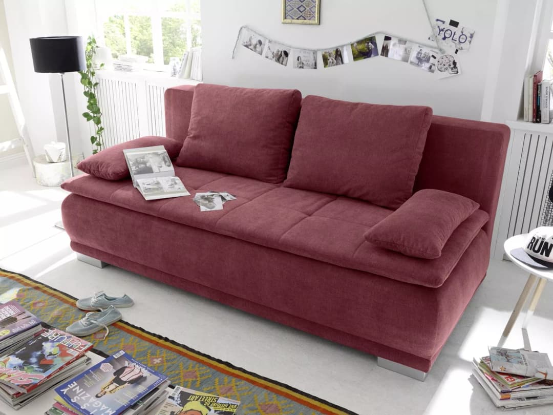 Schlafsofa Bavenzo | Rot