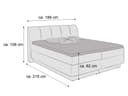 Boxspringbett Solmar | Rosa 4