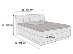 Boxspringbett Solmar | Rosa